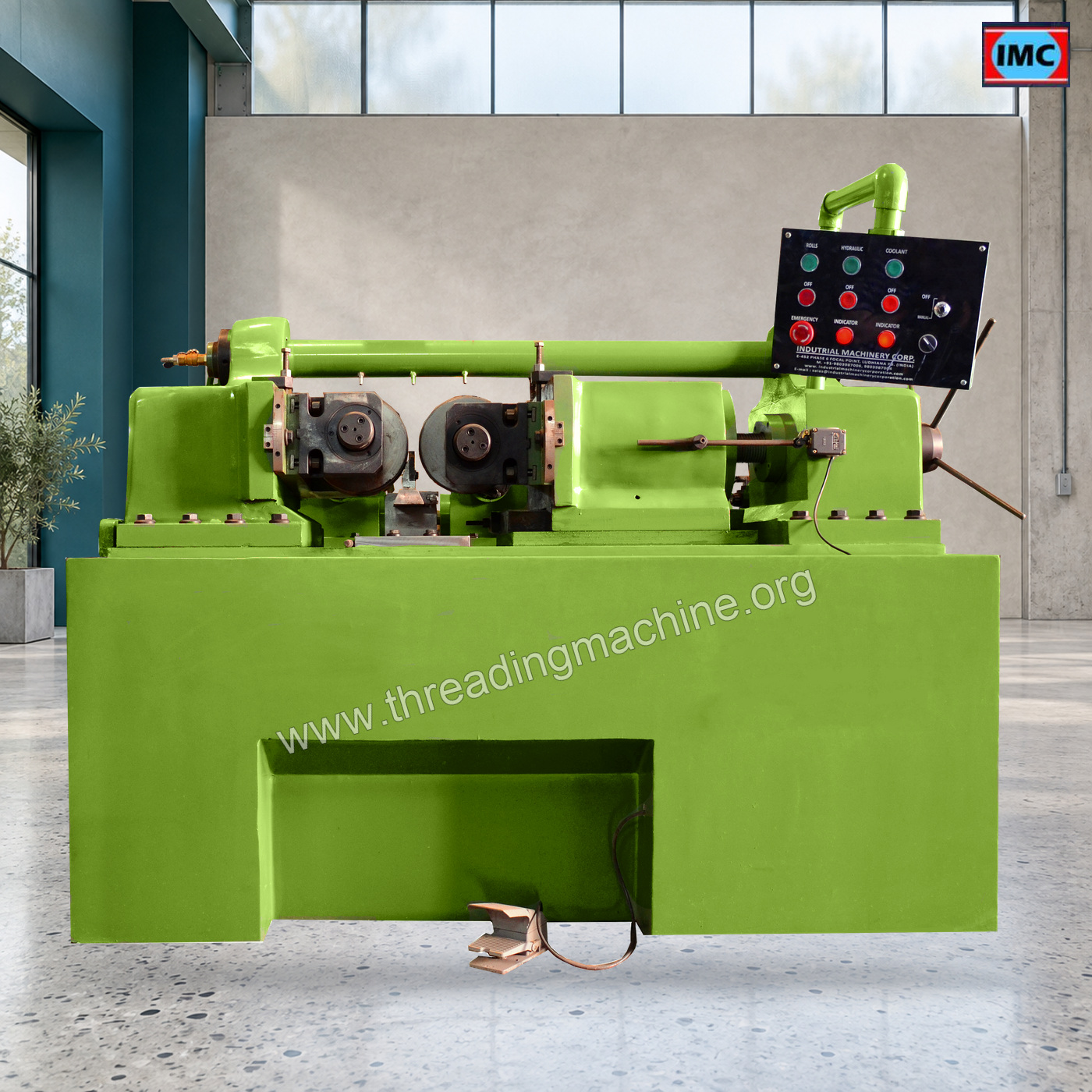 Bar Thread Rolling Machine 2 Roll