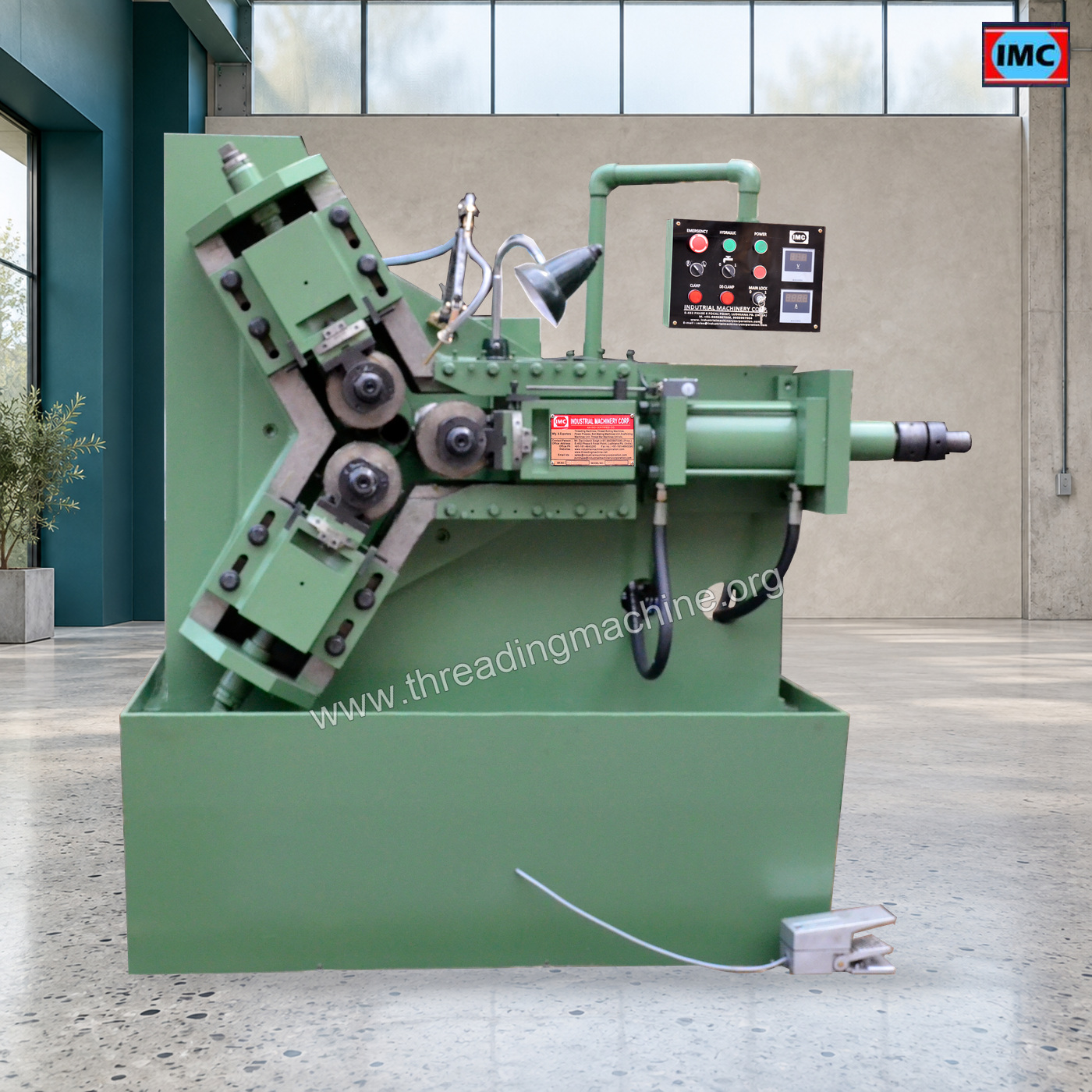Hydraulic Thread Rolling Machine 3 Roll
